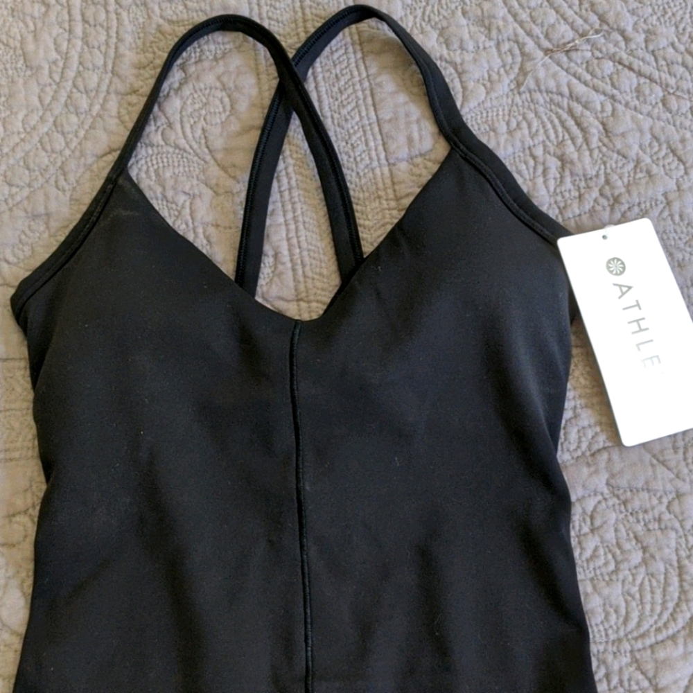 NWT black Athleta bodysuit